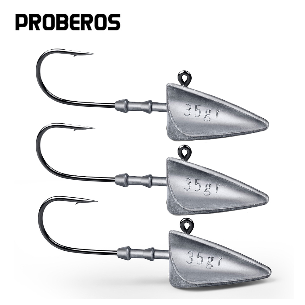 Fishing Hook Assortment - 5pcs Triangle Jig Head Fishing Hooks