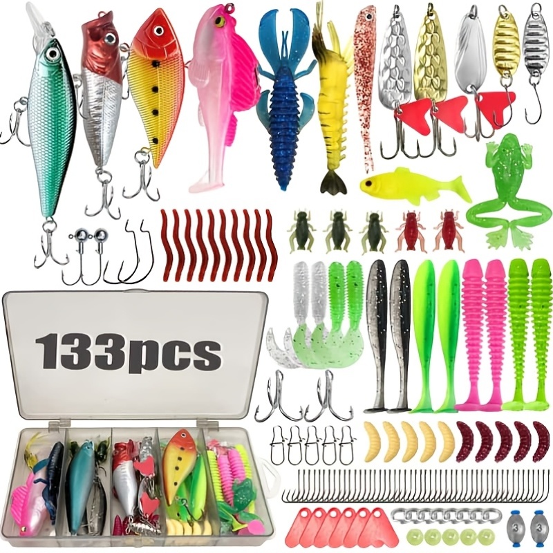 133Pcs Premium Fishing Lures T - огляд і ціна Fishing Hook Box