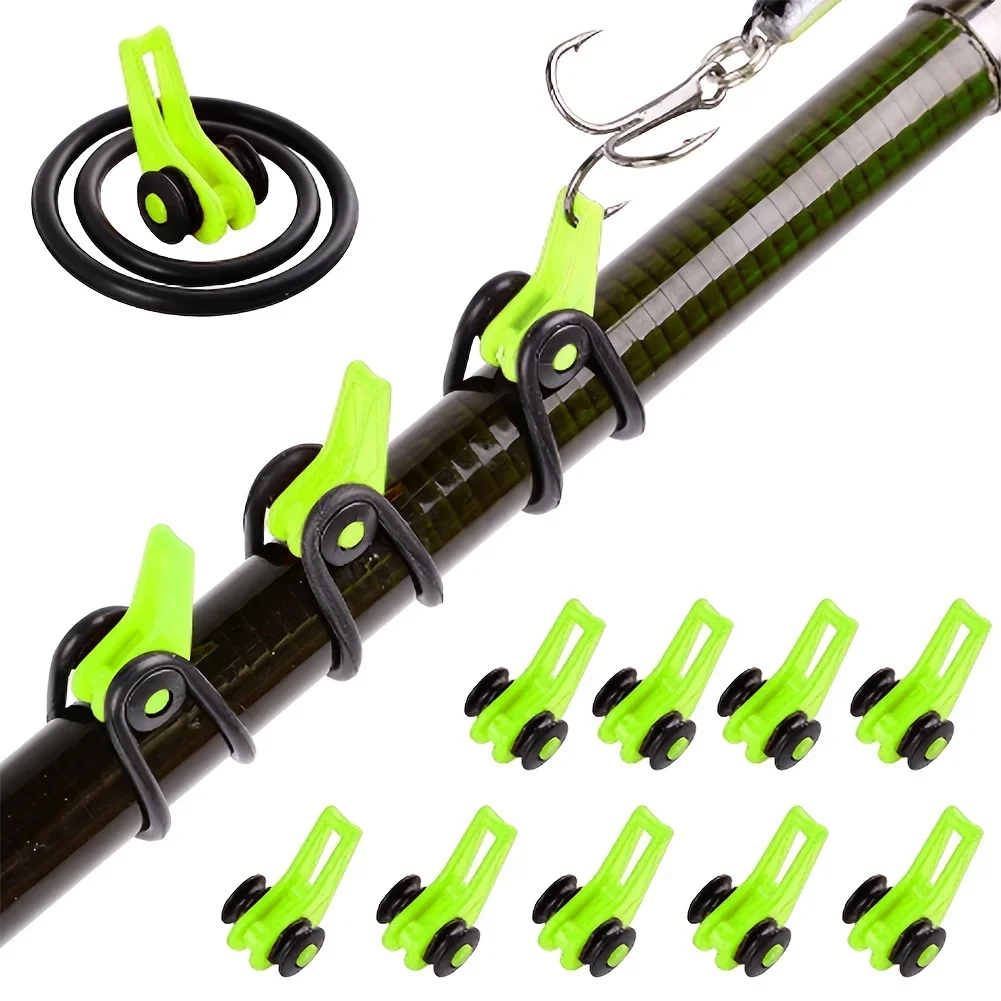10pcs/lot Fishing Rod Pole Hoo - огляд і ціна Fishing Hook Jig