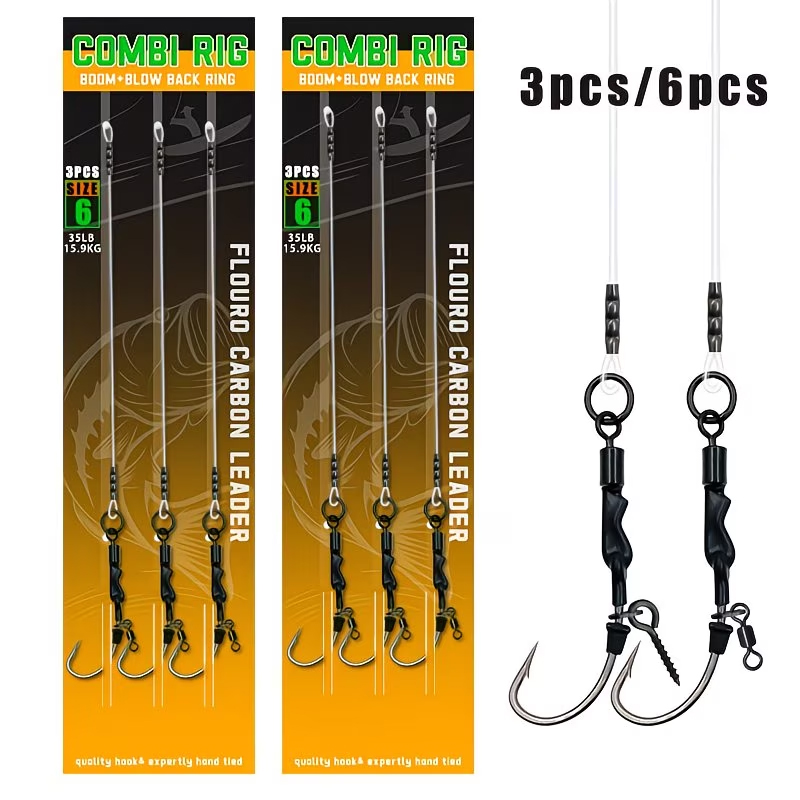 3/6pcs Premium Carp Fishing Ho - огляд і ціна Fishing Hook Assortment