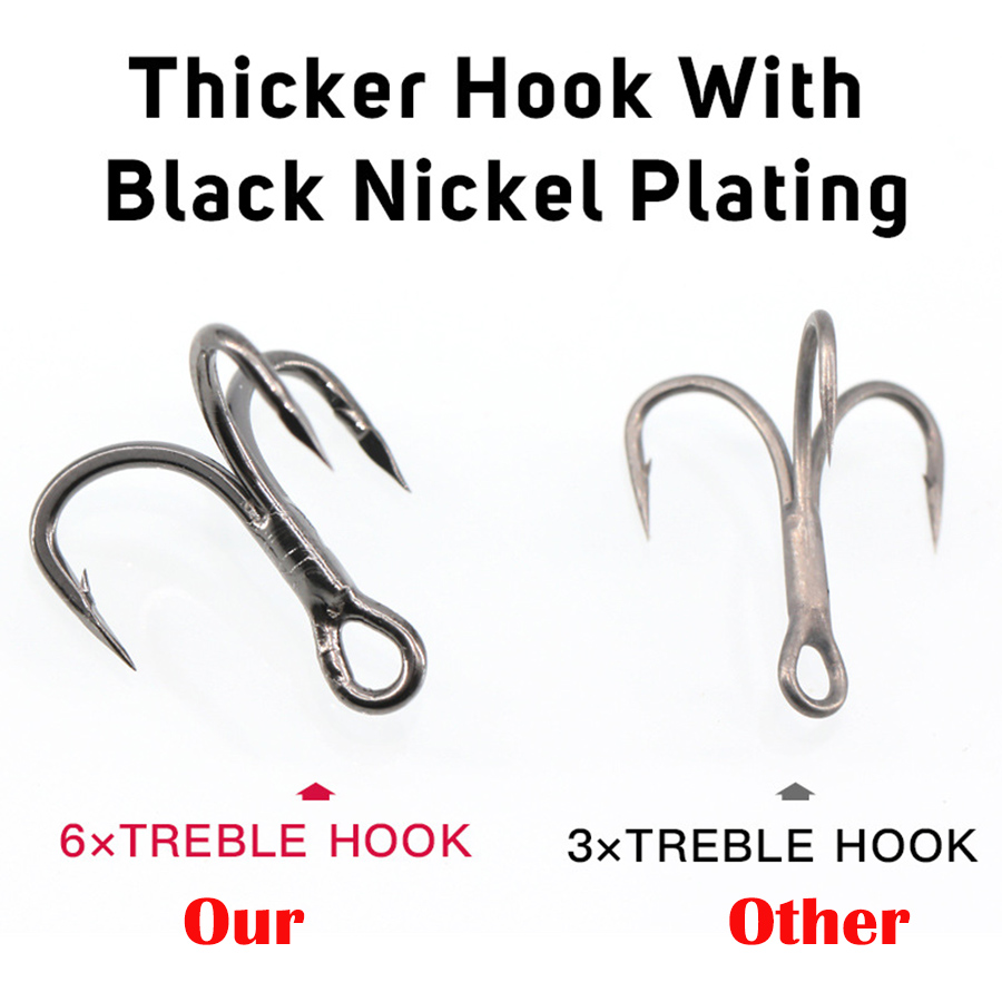Fishing Treble Hook 6X Strong  - огляд і ціна Fishing Hook Assortment
