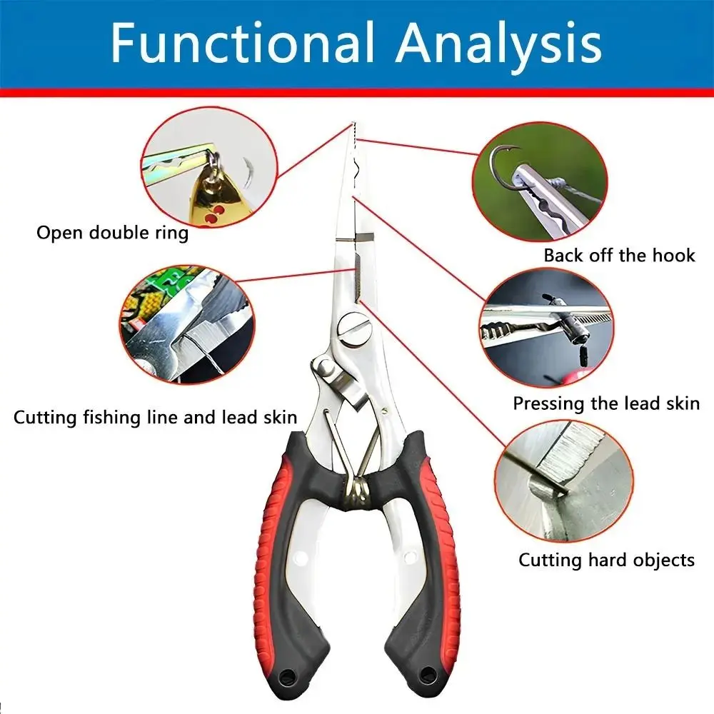 Stainless Steel Fishing Pliers - огляд і ціна Fishing Hook Remover